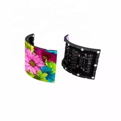 室内 P1.8mm 柔軟なLEDパネルスクリーンディスプレイ 円形曲がり形シリンダー