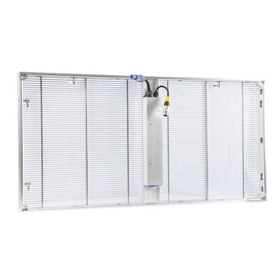 購入 壁 P3.91mm 透明 LED ディスプレイ パネル 室内 メッシュ カーテン デジタル online manufacture