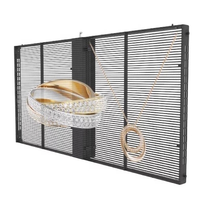 購入 1000x1000mm 透明なLEDディスプレイパネル P3.91-7.8 広告用屋外ガラス online manufacture