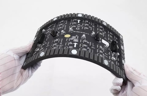 購入 高解像度 P2mm 柔らかい曲線型ショッピングモール 円筒型 柔軟なLEDディスプレイ online manufacture
